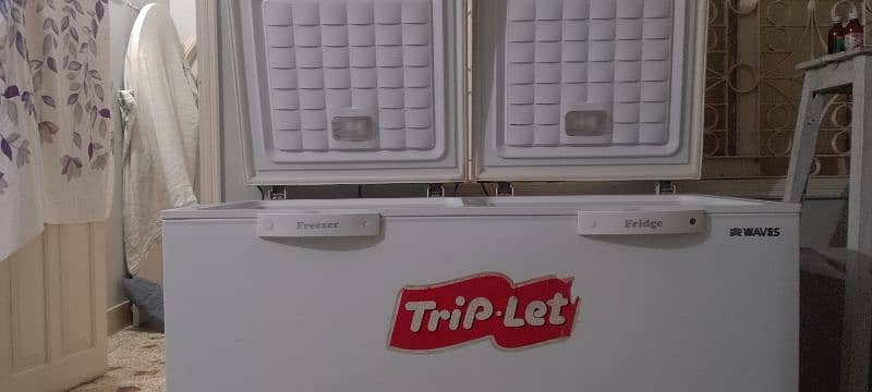 Waves Double Door Deep Freezer Slightly Used 0