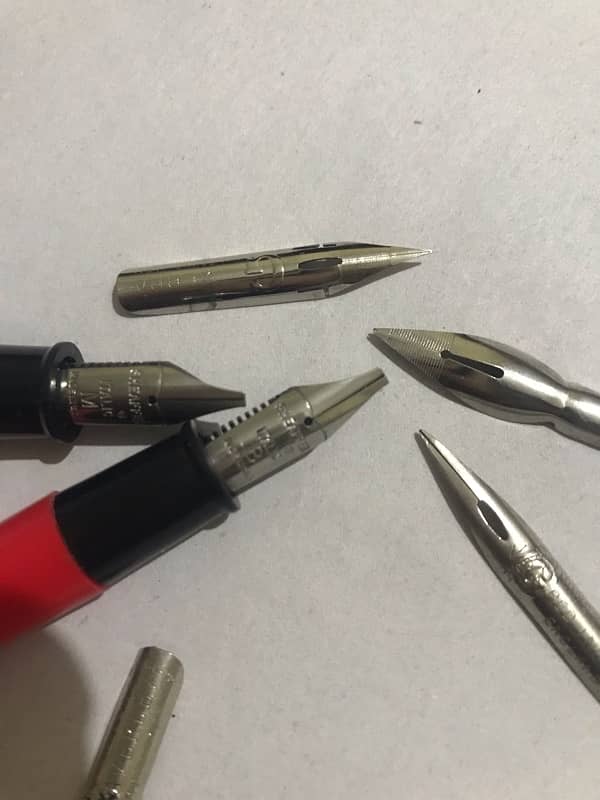 English calligraphy  Nibs 3