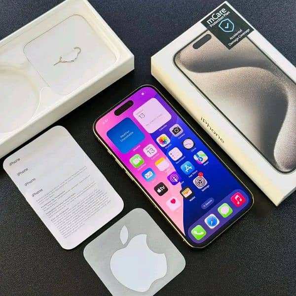 iPhone 15 Pro. 256 GB 03241196127 my whatsapp number 0