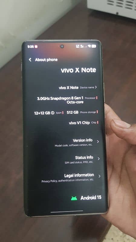 vivo X Note exchange possible 7