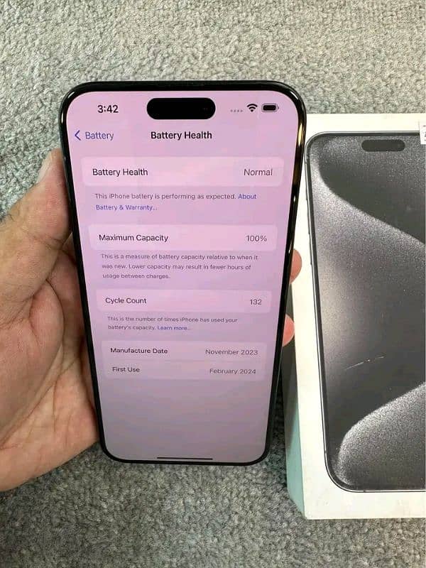 iPhone 15 Pro. 512 GB 03241196127 my whatsapp number 1