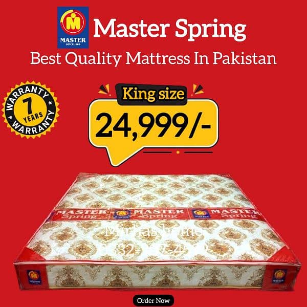 MASTER SPRING MATTRESS | BIG DISCOUNT OFFER 0