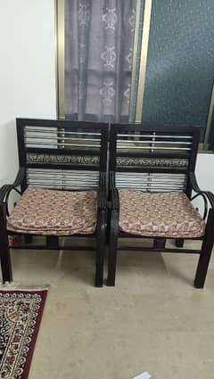 5 seater steel-aluminium sofa set