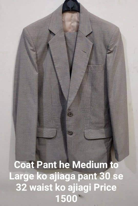 Coat Pant Used 3