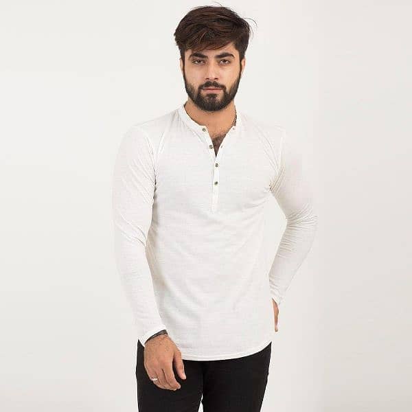 clothings Gender: Men's •  Fabric: Cotton Jersey •  Pattern: Plain 3