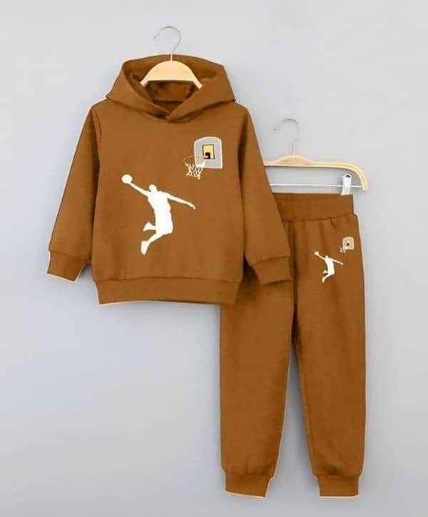 2 Pcs Boy's Micro Printed Tracksuit 1