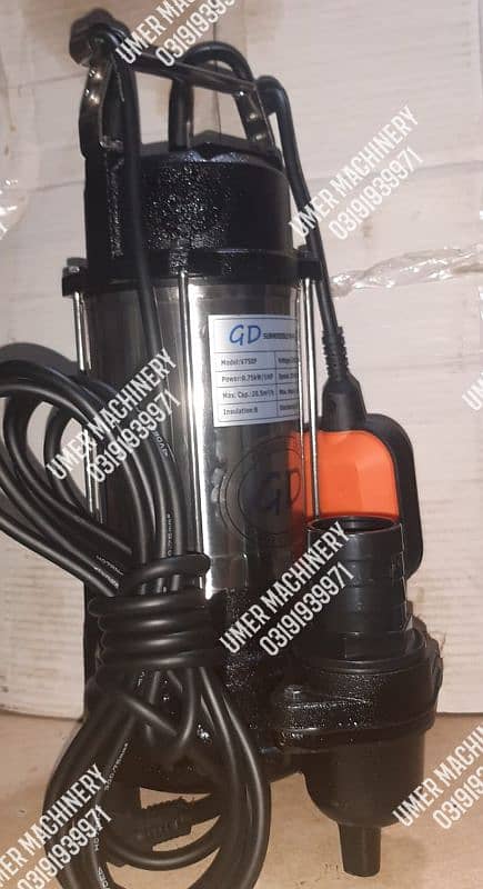 Submersible Sewage Mud Water Pump Motor / Summer Pump 11