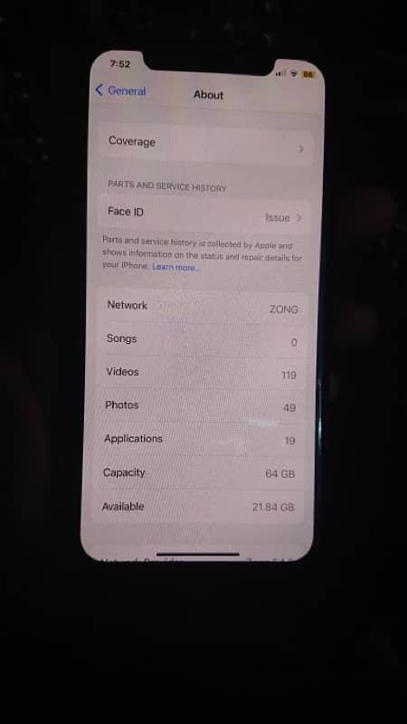 iPhone X pta approved 64gb 6