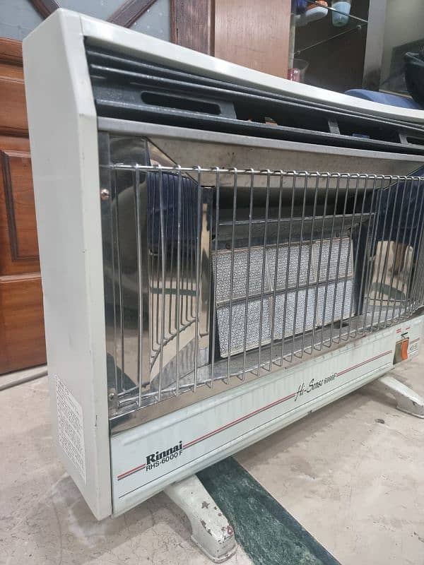 Rinnai 6 plate heater with Fan for sale 2