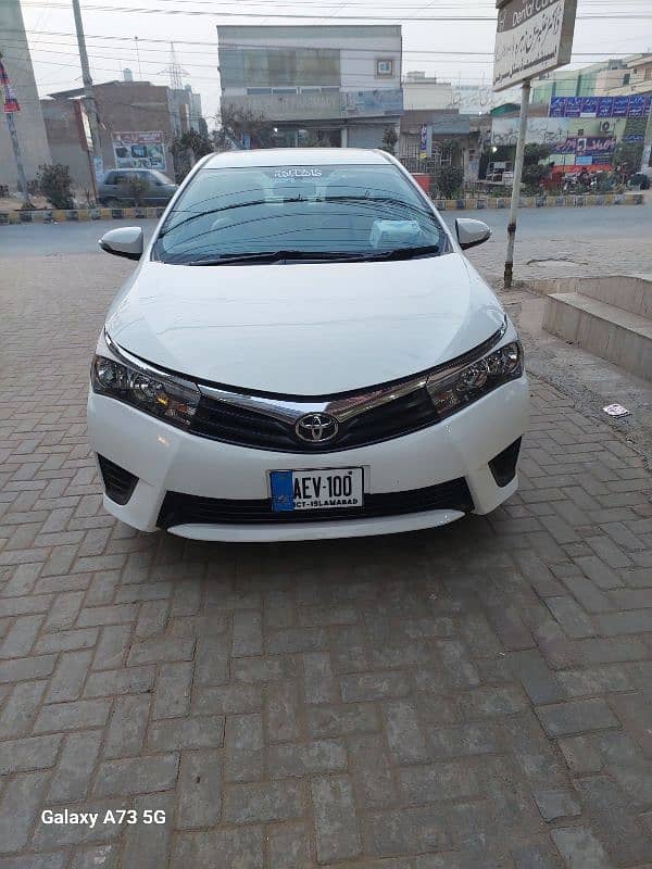 Toyota Corolla Altis 1.6 automatic 2017 model brand new golden number 0