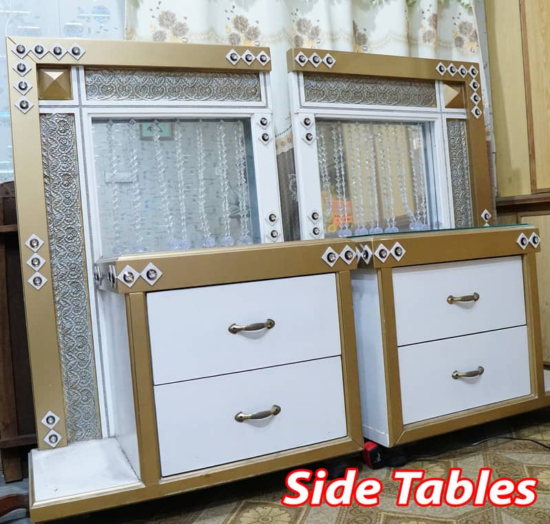 Double Bed With Side Table & Derssing(Deco Paint) 3