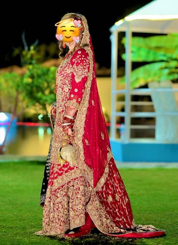 Bridal Mahrani Red Lehnga 1