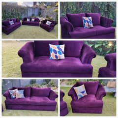 SOFA SET PLUM