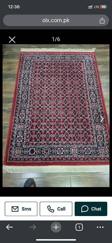 Silky Rug / Carpet 6 feet long 1