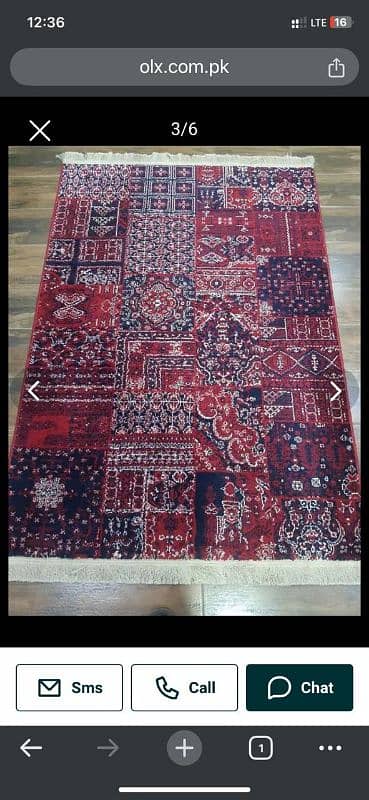 Silky Rug / Carpet 6 feet long 2