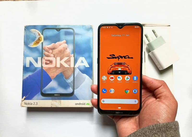 NOKIA 2.3 WITH BOX & CHARGER 32GB :::: 0