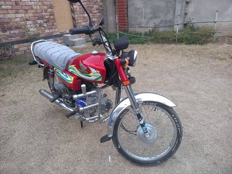 Honda CD70 modle 2023 open chit 2