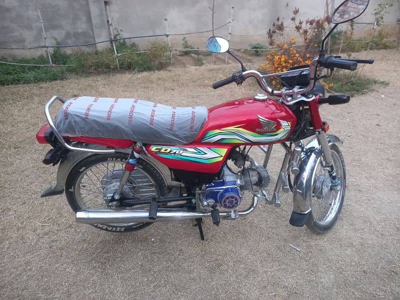 Honda CD70 modle 2023 open chit 4