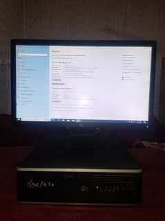 I3 3rd Generation HP, Ram 4 GB, Harddisk 160 GB, LCD 24 inches Hp