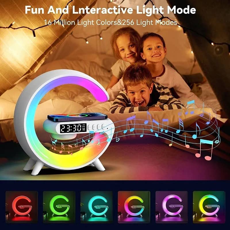 G63 RGB Light Bluetooth Speaker with Wireless Charging 1