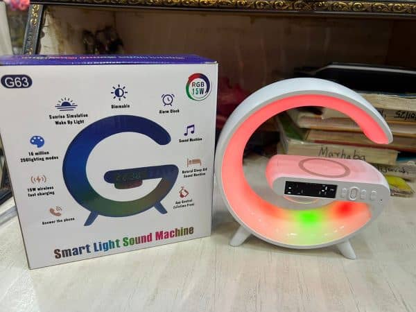 G63 RGB Light Bluetooth Speaker with Wireless Charging 4