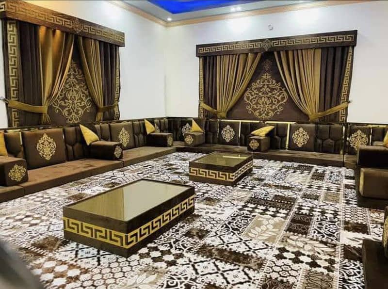 Latest Curtains And Arabic Majlis Design in Affordable Prices 8