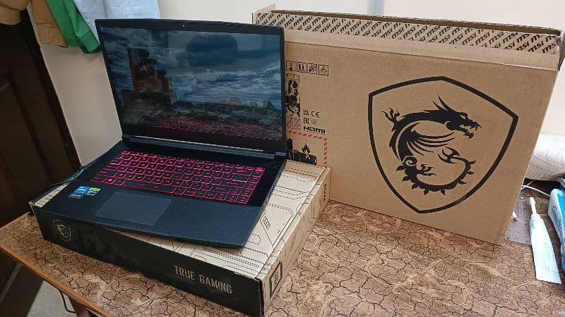 Brand new MSI GF 63 Slim gaming laptop | i5 12 gen | RTX 3050 6 Gb | 6