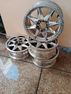 15 inch multi pcid Alloy rims