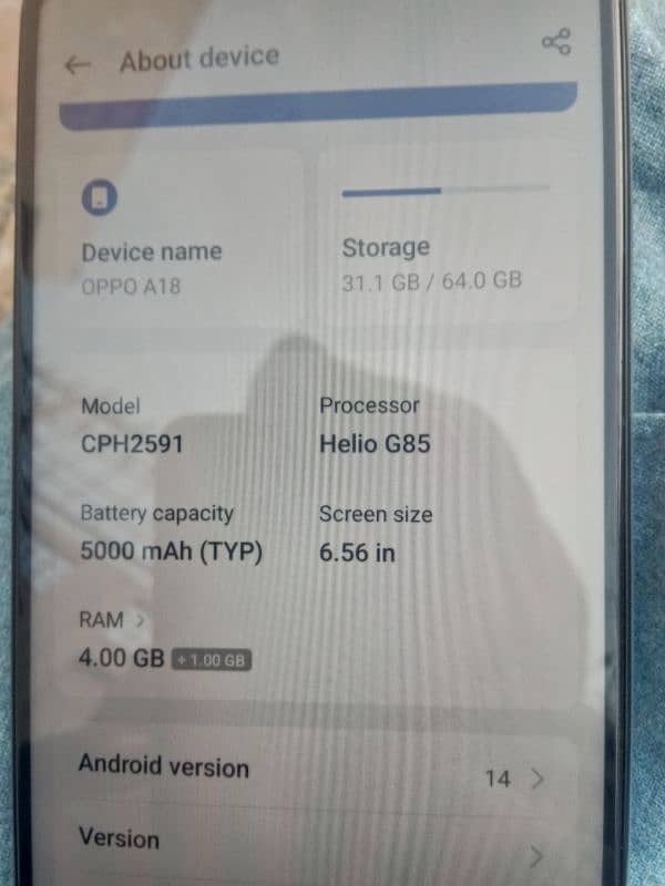 Oppo a 18.4/64 GB 03434136603 1