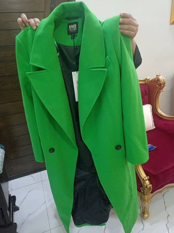 Green long coat  imported from UK 0