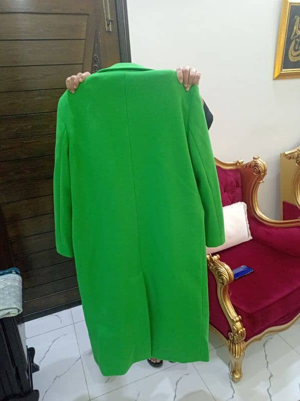 Green long coat  imported from UK 2