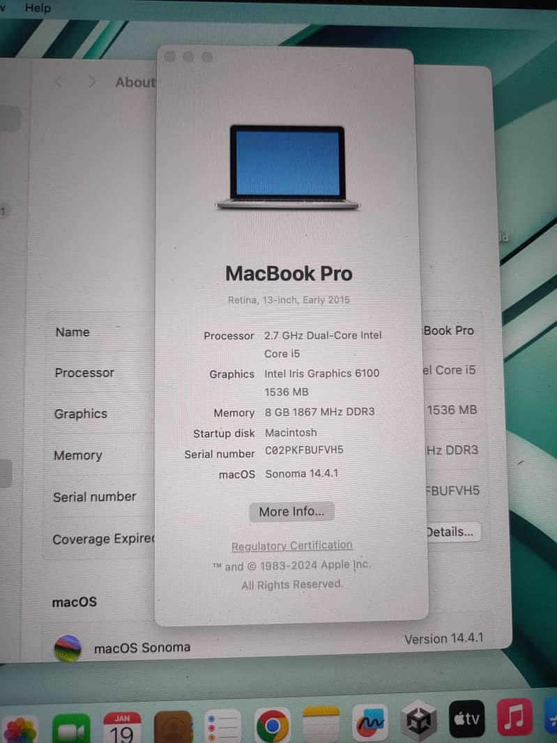 MACBOOK PRO 2015 FOR SELL 4