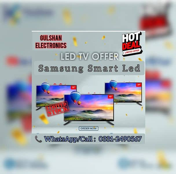 SALE SAMSUNG 75 INCHES SMART LED TV (HOME DELIVERY AVAILABLE) 0