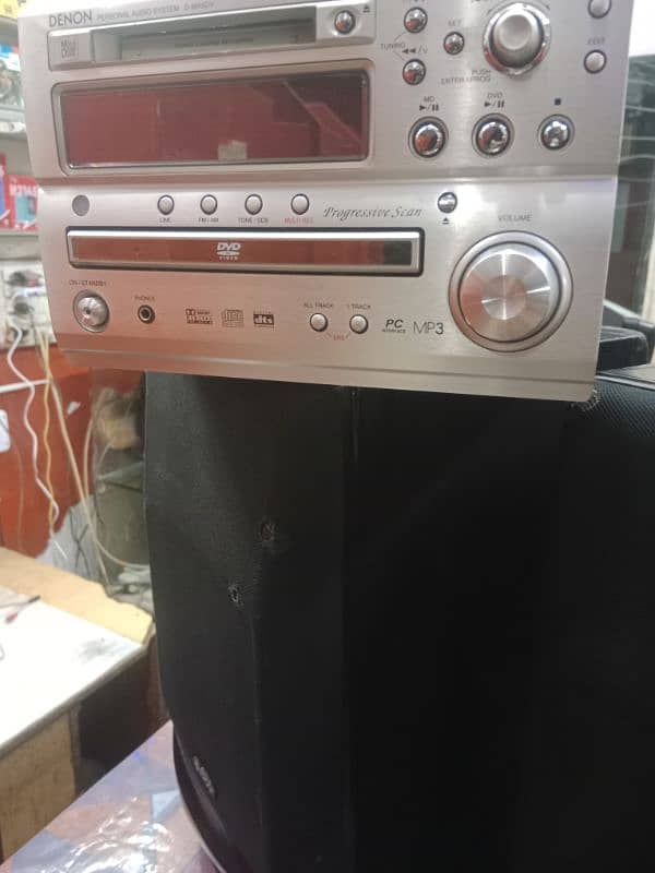 DENON AMPLIFIER WITH KENWOOD SPEAKER ORIGNAL JAPANI SYSTEM 2