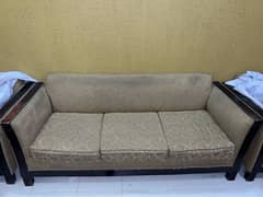 Complete Sofa Set - 1 Three-seater + 2 Single-seaters