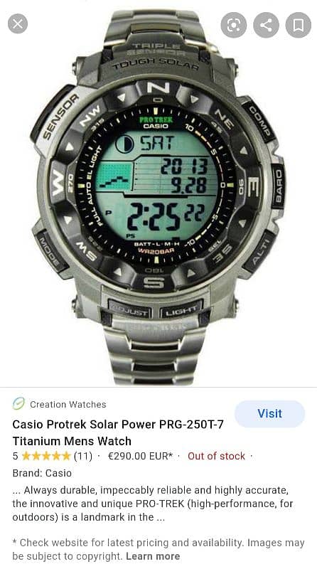 casio Protrek 0