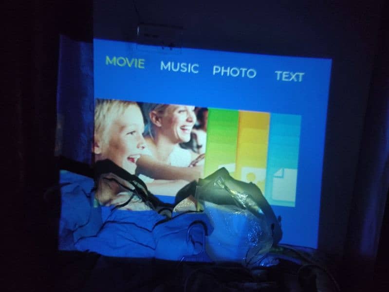 lcd tv mini projector 32inch to 55 inch display fix price 7500 0