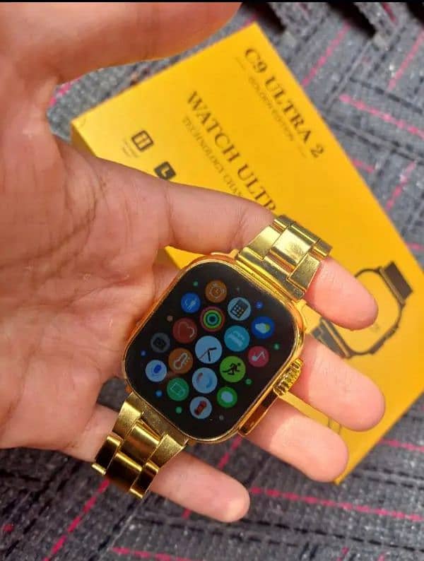 c9 ultra smart watch golden edition 1