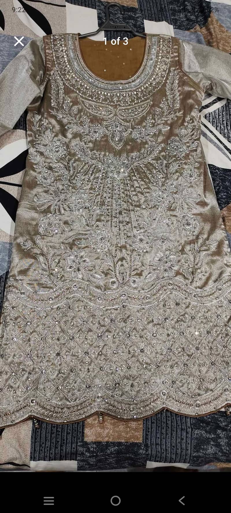 Unique women dress for sale ( mehndi / Nikkah ) 2