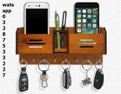 Multipurpose Design Wooden Key Holder I Home Decoration Items I Wall D