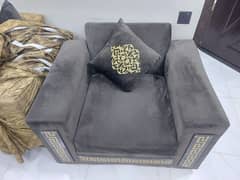 6 seater sofa set with table