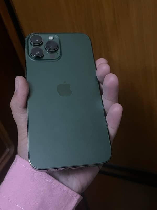 iphone 13 pro max alpine green 256gb 2