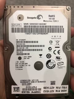 160 GB hard drive with 600 games number 03165284009