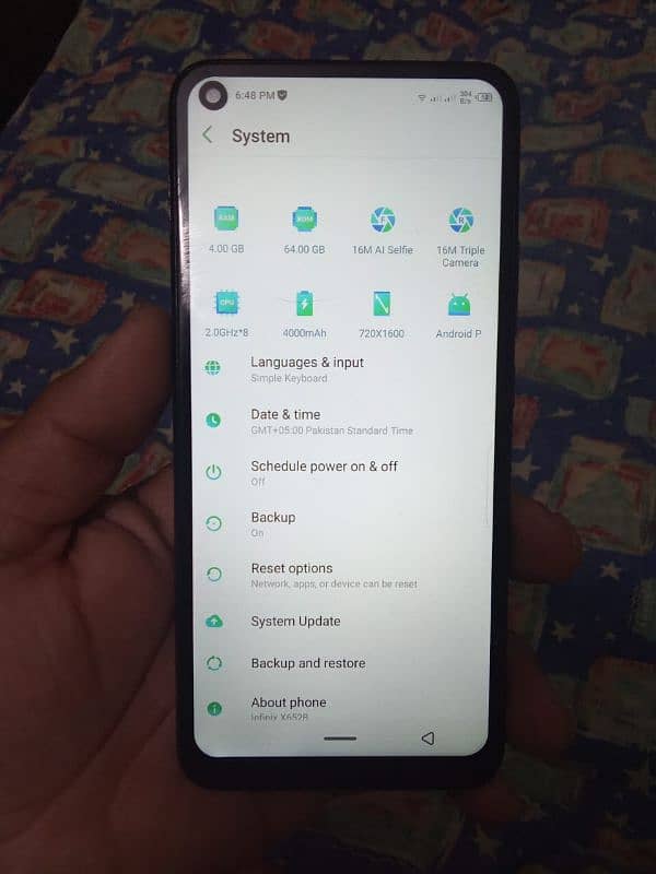 INFINIX S5 4 GB  64 GB EXCHANGE POSIBLE 2