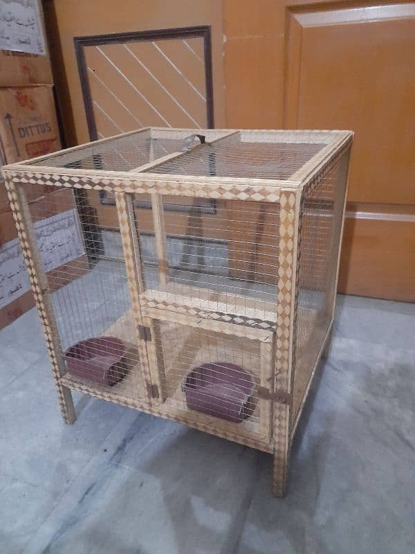 wooden cage for aseel,hens,birds,rabbits and cat 2