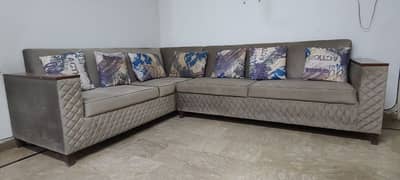 Brand New Condition L-Shaped Sofa