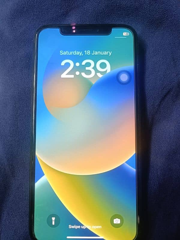 iphone X non PTA 256 GB 3 month sim time available 1