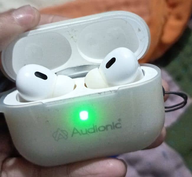 Audionic airpods good condition iphone charger cable with box 3000 0