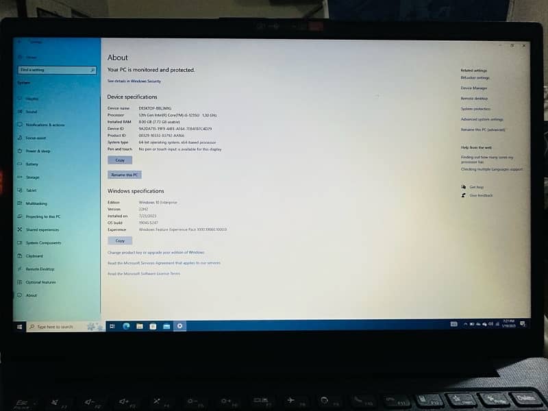 Lenovo core i5 - 1235U 2