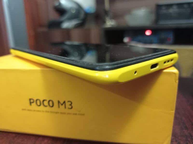 redmi poco m3 with box and charger 2